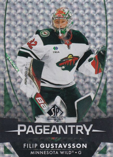 insert karta FILIP GUSTAVSSON 23-24 SP Authentic Pageantry číslo P-21